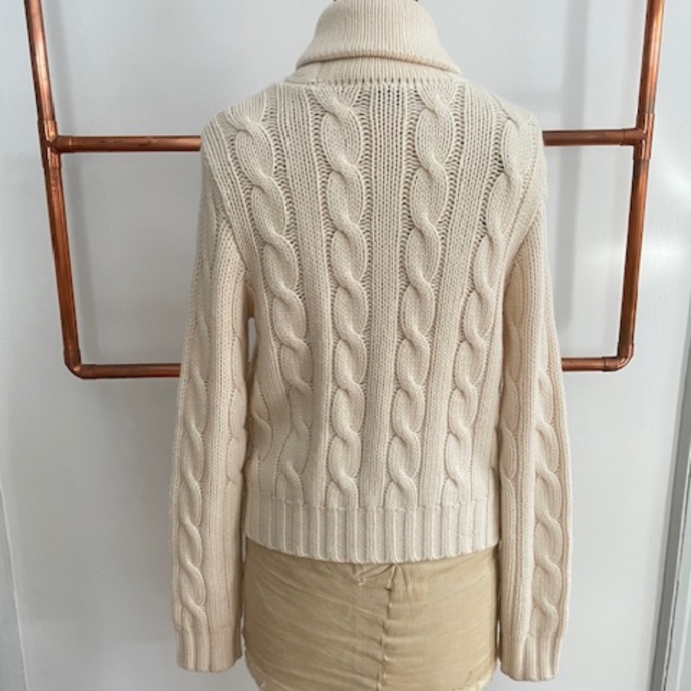 Ralph Lauren Vintage Cable Shawl Collar Cardigan - Picture 4 of 8